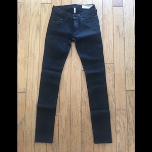 Rag & Bones mid-rise skinny jeans coated size 24